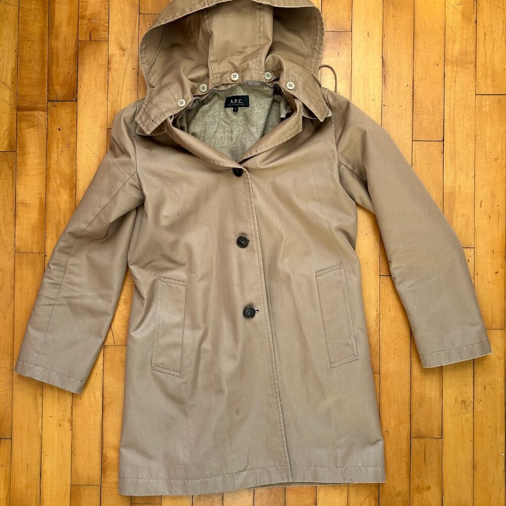 A.P.C. Women's Lined Trench Coat Small